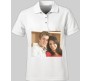 Personalized White T Shirt Collar Square Design