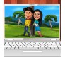 Customized Couple Caricature in Romantic Forest on Digital Copy