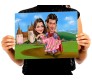 Personalized Couple Caricature at the Castle on A4 Poster