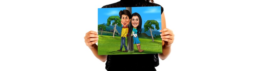 Caricature Posters For Couples