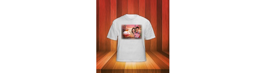 Caricature T Shirt For Couples