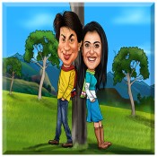 Couple Caricature