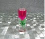 Candle with Flower & Leaves (Design Varies)