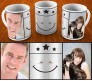 Collage Mug Design With Black Background And 2 Photo Option