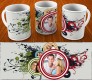 Collage Mug Color Blast Design With 4 Photo Option