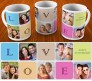 Love Mug Design With 5 Photo Option