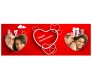 Two Personalized Hearts. Perfect Loving Red Design