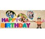 Happy Birthday Mug With 3 Photo Options in Balloon