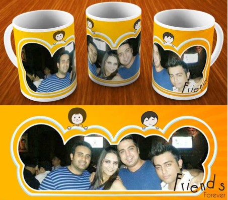 Cartoon Frame Friends Mug