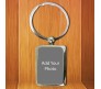 Personalized Metal Key Chain Rectangle Shape