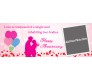 Pink Background With Kissing Couple