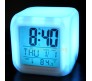 7 LED Color Change Digital Alarm Clock With Temperature Display