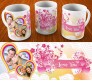 Elegant Love Mug With 2 Photo Option In Heart