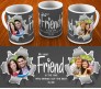 Best Friend Customized Mug With Tear Image Effect