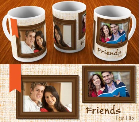 Photo Frame Elegant Friend Mug