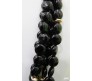 Exquisite Semi Precious Black Onyx Beads 4 Lines With Natural Carved Semi Precious Stones In The Back