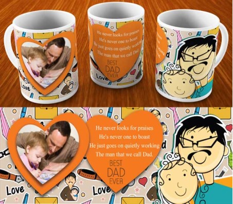 To The Best Dad Ever Customized Mug