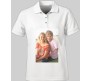 Personalized White T Shirt Collar Vertical Rectangle Design