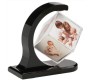 Magic Floating Cube Rotating Photo Frame With 6 Photos Magnetic