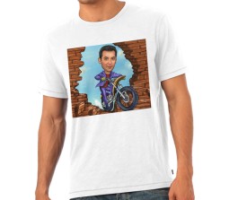 "Your Loved One" The Action Hero Caricature​ On T Shirts