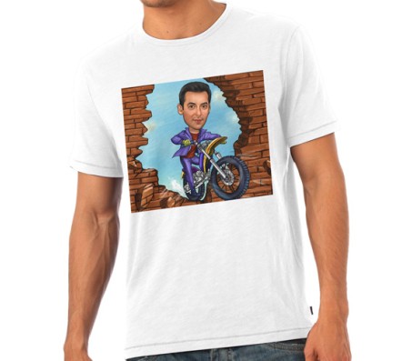 "Your Loved One" The Action Hero Caricature​ On T Shirts