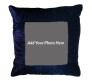 Personalized Dark Blue Pillow In Square Shape [15 X 15 inches]