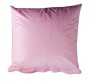 Personalized Pink Color Square Pillow With Hearts [15 X 15 inches]