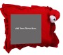 Personalized Red Color Pillow With Teddy