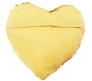 Personalized Heart Shape Yellow Color Pillow 