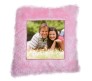 Personalized Square Shape Pink Pillow