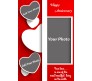 Red Heart Pop Up with 3 Customized Image