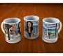 Customized Caricature In Shopping Market On Mugs