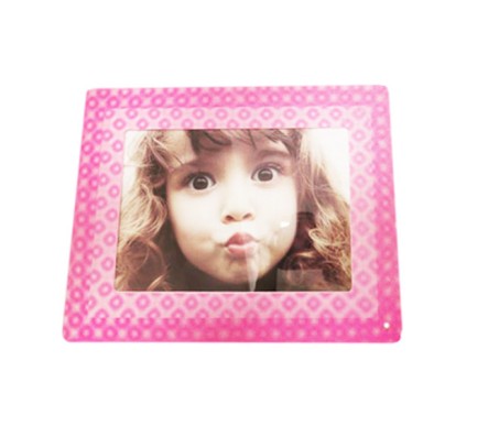 3D Photo Frame With Pink Background [3.5 x 5 inches]