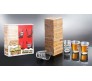 Jenga Style Drunken Tower Party Game With 4 Shot Glasses