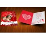 Customized Red Heart. Perfect Anniversary Greeting