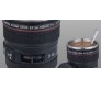 Black EF Canon Replica 24-105mm DSLR Camera Lens Mug [Flat Cover]