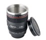 Black EF Canon Replica 24-105mm DSLR Camera Lens Mug [Flat Cover]