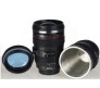 Black EF Canon Replica 24-105mm DSLR Camera Lens Mug [Glass Cover]