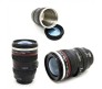 Black EF Canon Replica 24-105mm DSLR Camera Lens Mug [Glass Cover]