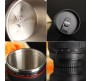 Self Stirring Camera Mug - Black EF Canon Replica 24-105mm DSLR 
