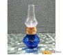 USB Rechargeable Classic Blow LED Lamp + Brightness Adjuster [Blue - Small]