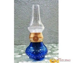 USB Rechargeable Classic Blow LED Lamp + Brightness Adjuster [Blue - Small]