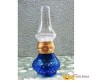 USB Rechargeable Classic Blow LED Lamp + Brightness Adjuster [Blue - Small]