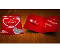 Glittering and Shiny Love With Customizable Heart