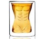 Man 8 Pack Double Layer Wall Vodka Beer Wine Shot Glass