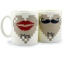 Mr & Mrs Magic Mug With Heart Design - Couple Mug