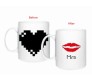 Mr & Mrs Magic Mug With Heart Design - Couple Mug