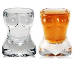 Naked Lady Shaped Shot Glass - Set of 2