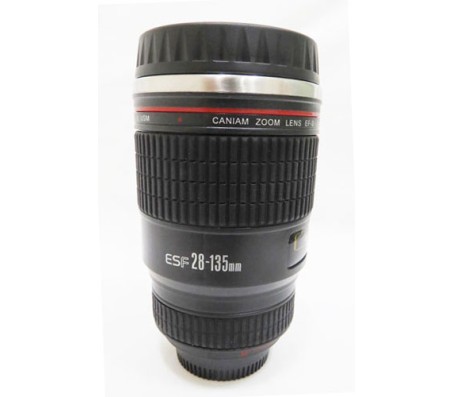 Black EF Canon Replica ESF 28-135mm DSLR Camera Lens Mug
