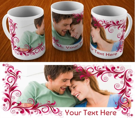 Personalize Valentine Mug With Big Photo